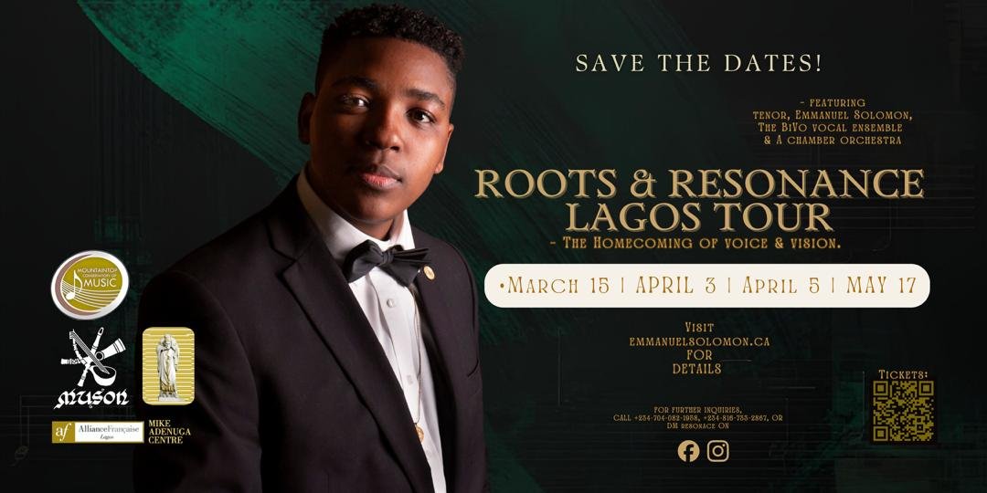 Roots & Resonance Lagos Tour - Save The Dates